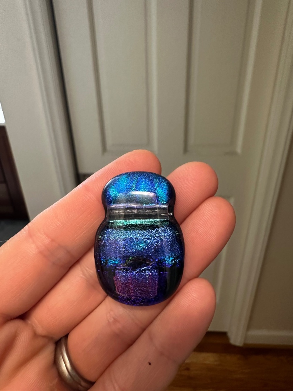 Dichroic pendant for necklance